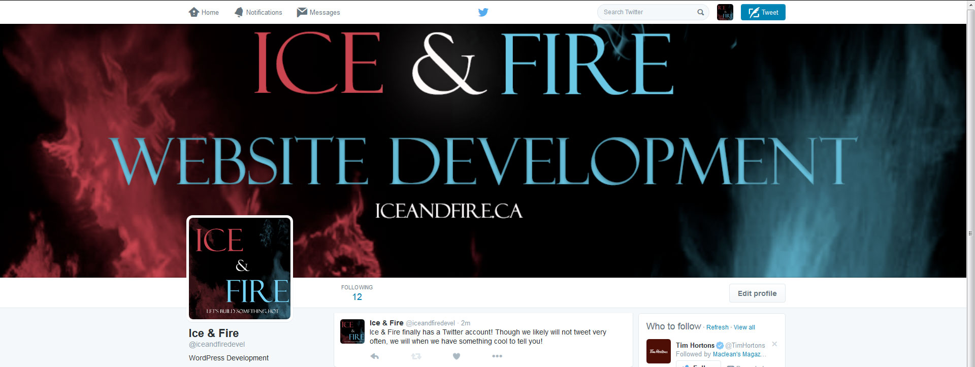 Ice & Fire on Twitter